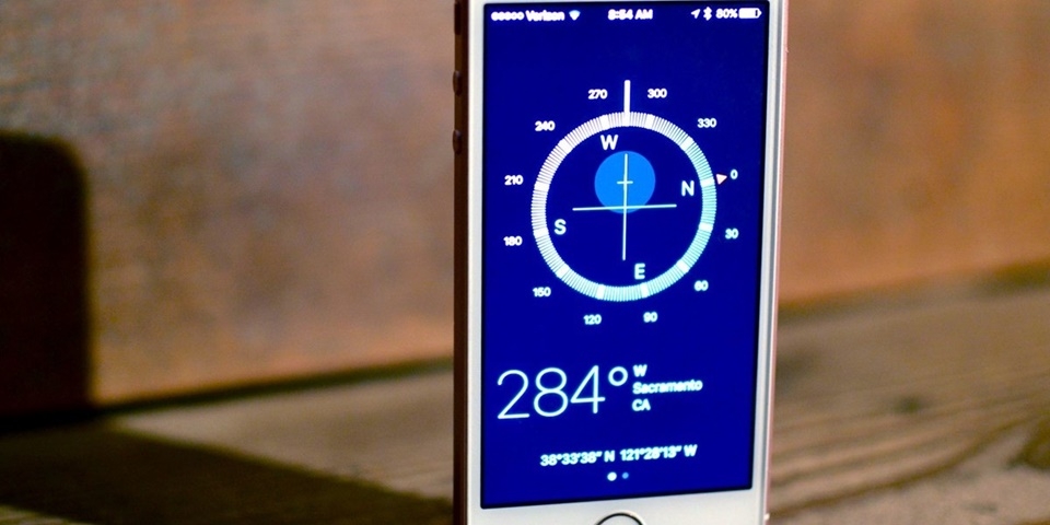 Sử dụng la bàn trên điện thoại iPhone Sử dụng la bàn trên điện thoại iPhone