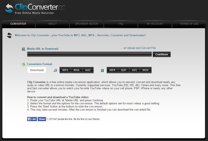1. ClipConverter