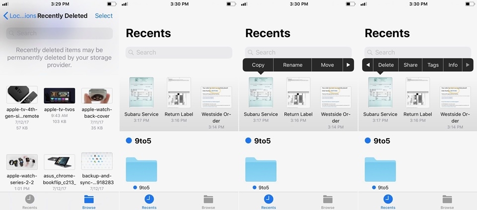 Cách dùng app Files iOS 11 Cách dùng app Files iOS 11