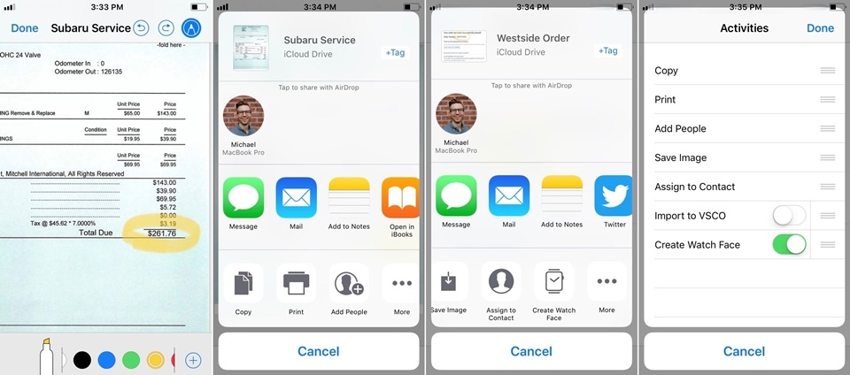Giao diện ứng dụng Files iOS 11 Giao diện ứng dụng Files iOS 11