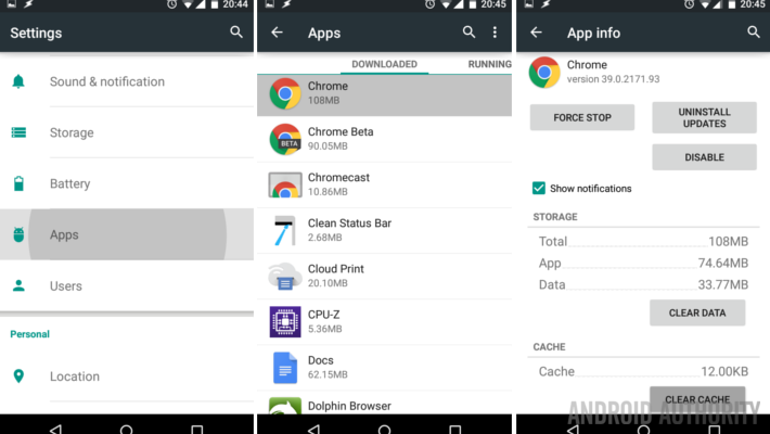 Xóa data ứng dụng để fix lỗi com.android.phone has stopped Xóa data ứng dụng để fix lỗi com.android.phone has stopped