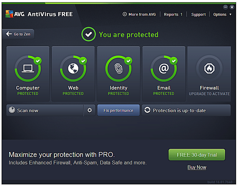 AVG AntiVirus Free