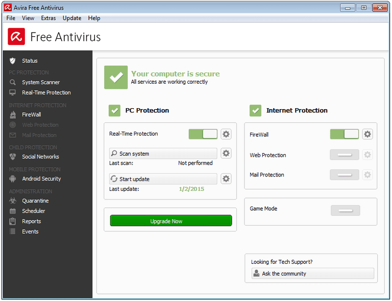 Avira Free Antivirus