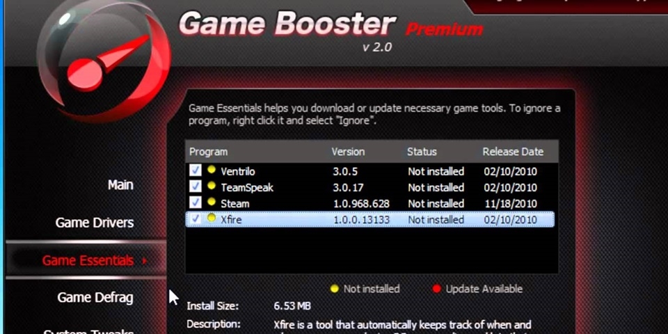 Phần mềm Game Booster