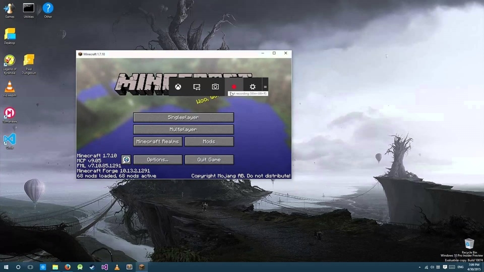 Windows 10 Game Bar