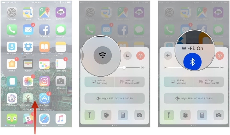 Sửa lỗi tại sao iPhone 4s không bắt được wifi: khởi động lại máy