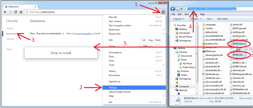 Hướng dẫn cách thêm IDM vào Chrome 5
