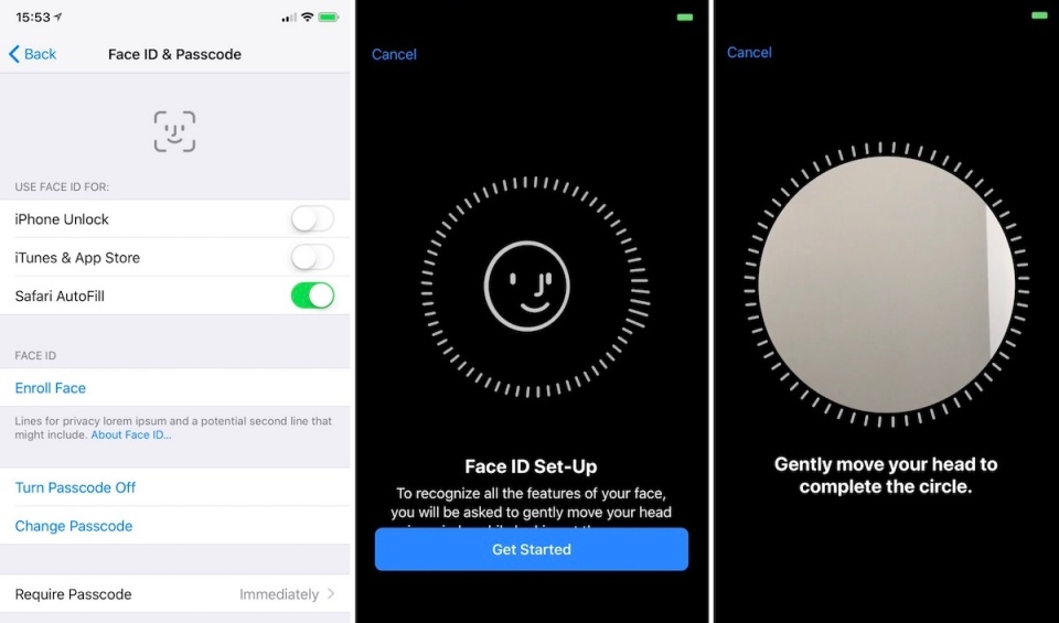 Cài đặt Face ID cho iPhone X Cài đặt Face ID cho iPhone X