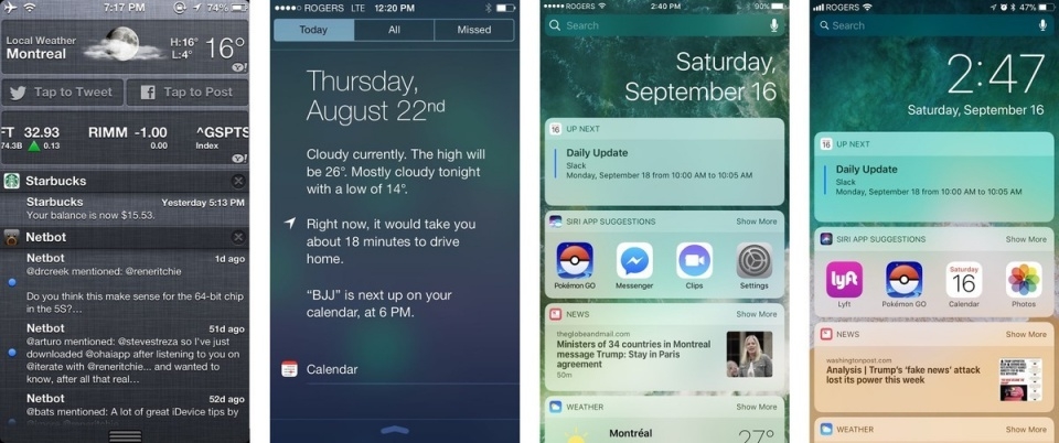 Notification trên iOS 11