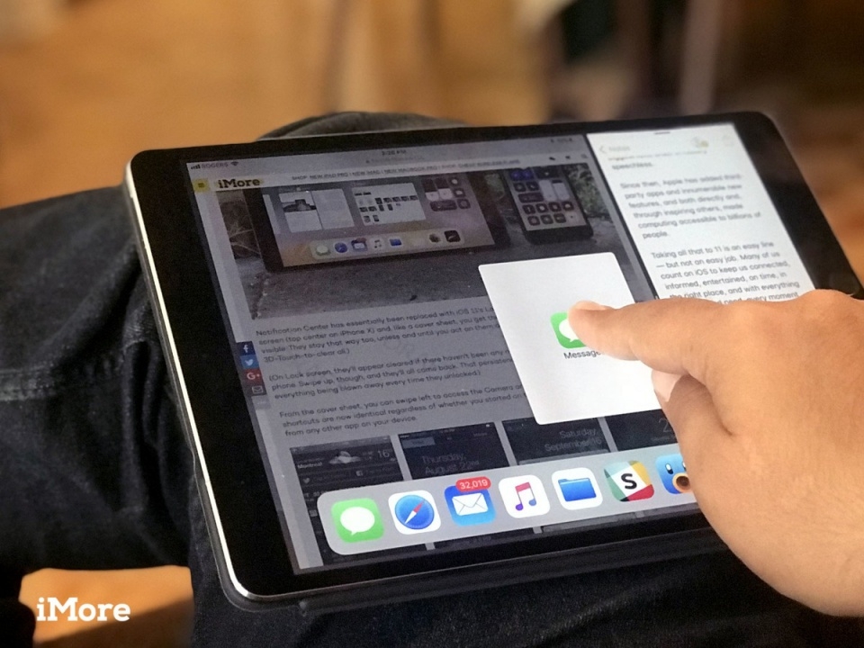 Drag and drop trên iOS 11