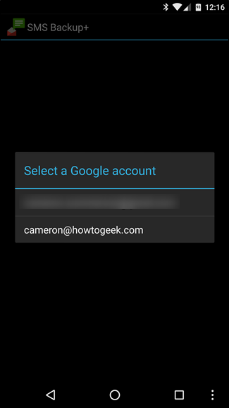 Backup SMS lên Gmail 4 Backup SMS lên Gmail 4