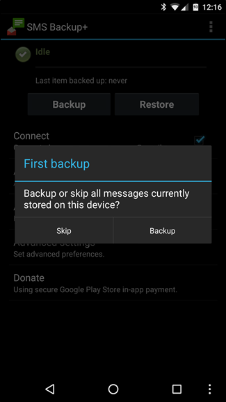 Backup SMS lên Gmail 6 Backup SMS lên Gmail 6