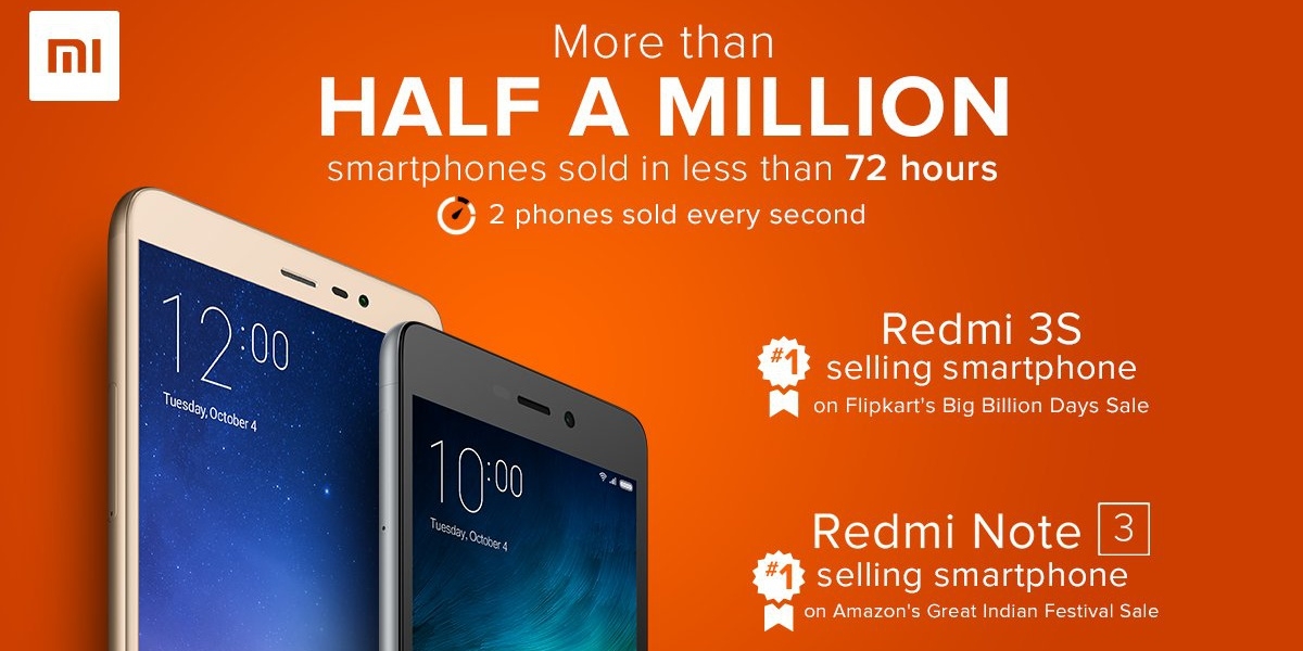 Xiaomi bán được nửa triệu chiếc Redmi chỉ trong 72 giờ cover Xiaomi bán được nửa triệu chiếc Redmi chỉ trong 72 giờ cover