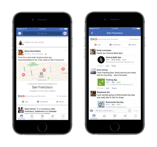 Ứng dụng Facebook trên iOS ra mắt hàng loạt tính năng mới 2