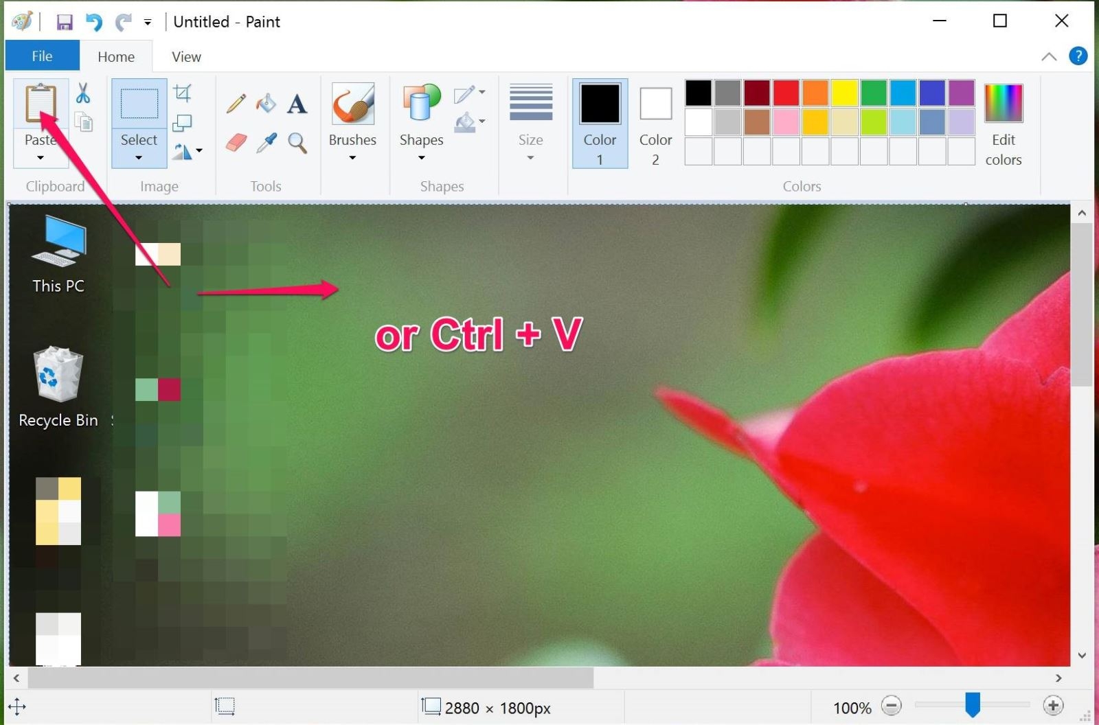 Dùng Paint để lưu hình chụp màn hình win 10 Dùng Paint để lưu hình chụp màn hình win 10