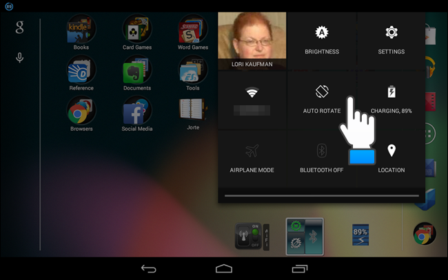 Cách khoá xoay màn hình Android Cách khoá xoay màn hình Android