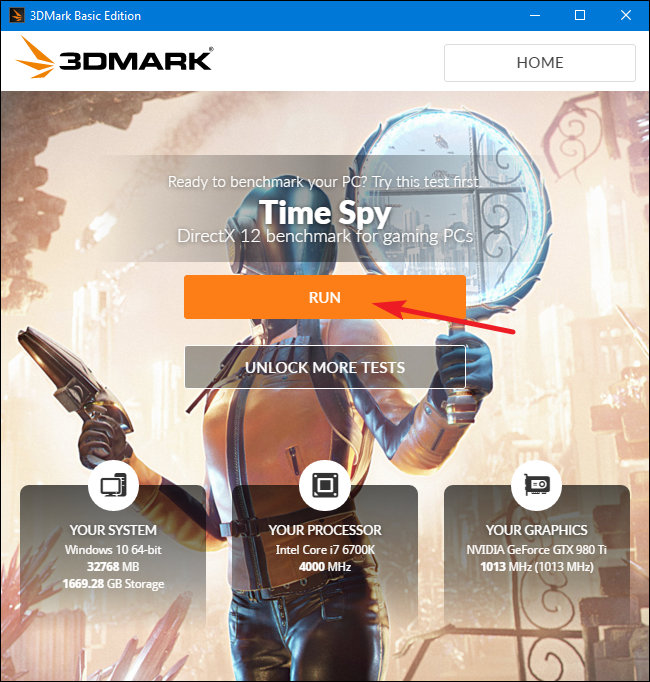 Phần mềm kiểm tra hiệu năng máy tính 3Dmark