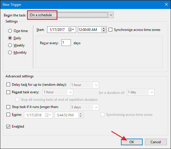 Cài đặt thời gian tự động tắt máy cho Windows 10 Cài đặt thời gian tự động tắt máy cho Windows 10