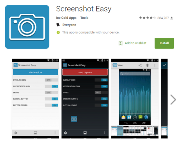 Ứng dụng Screenshot Easy