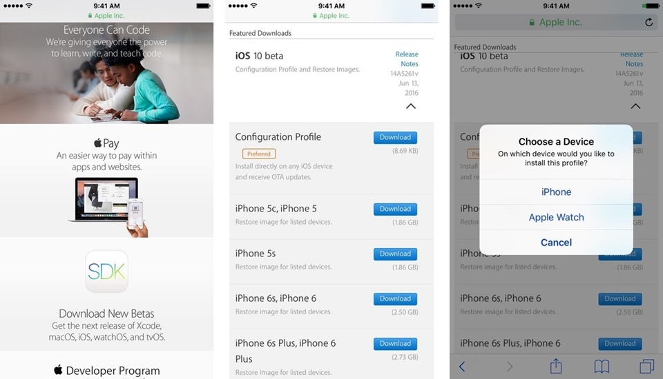 Cách đăng ký tài khoản thử nghiệm phiên bản iOS 10.2 beta Cách đăng ký tài khoản thử nghiệm phiên bản iOS 10.2 beta