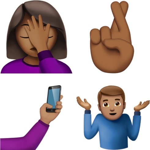 Emoji Face palm iOS 10.2 Emoji Face palm iOS 10.2