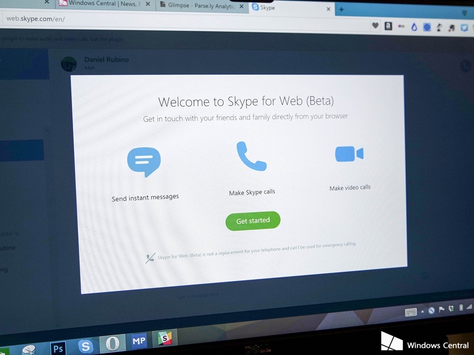 Skype Web beta