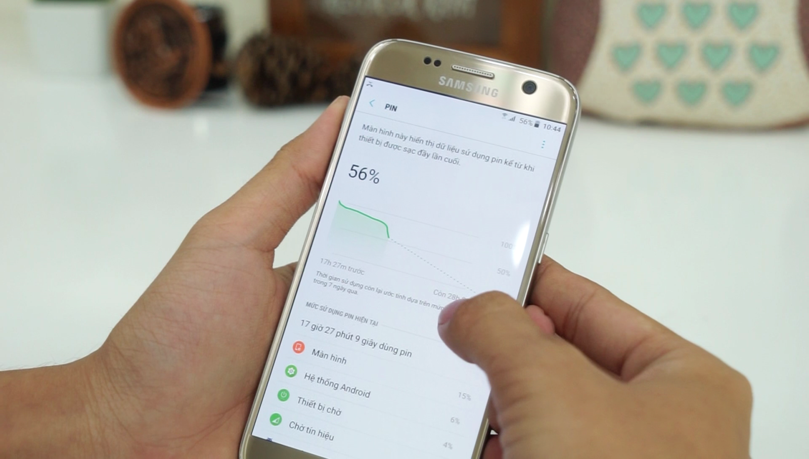 Giao diện quản lý pin mới trên Galaxy S7 Giao diện quản lý pin mới trên Galaxy S7