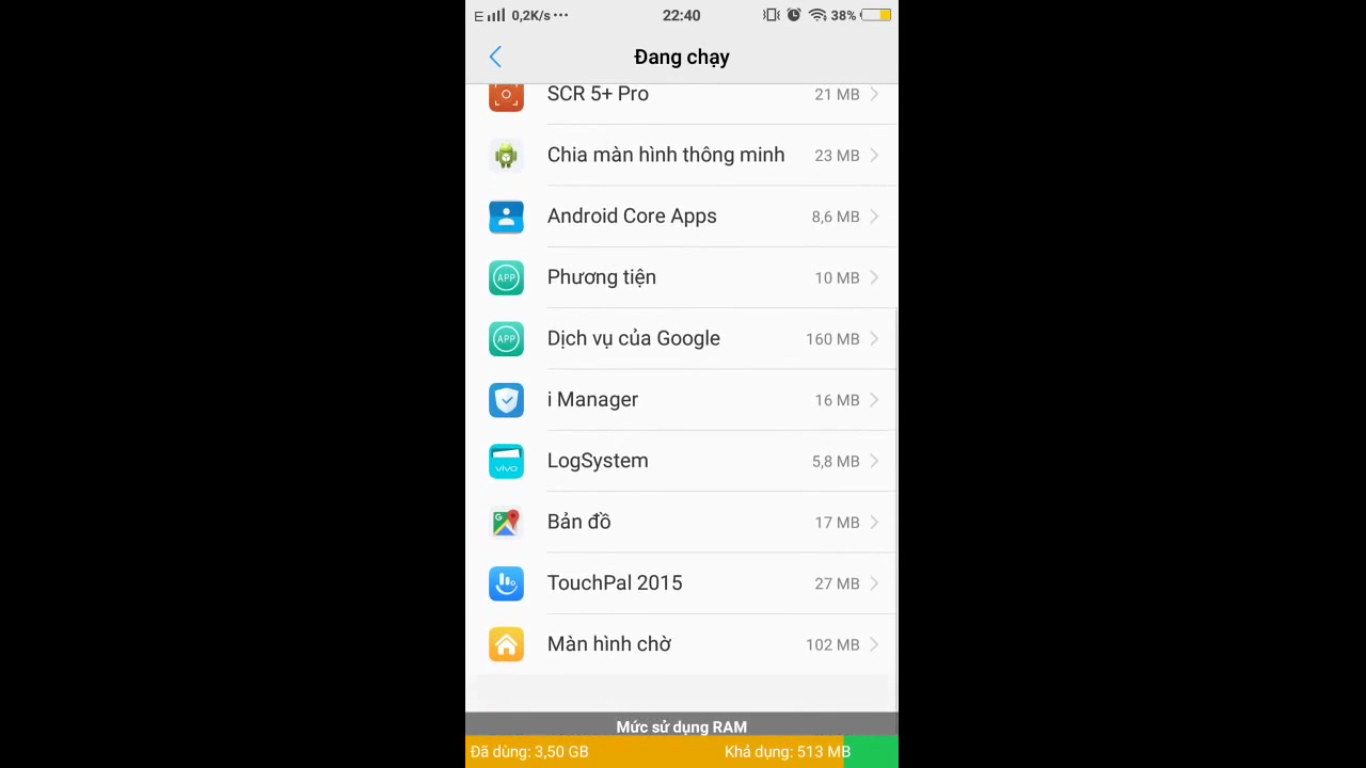 Với 4GB RAM, chip 8 nhân: Vivo 5