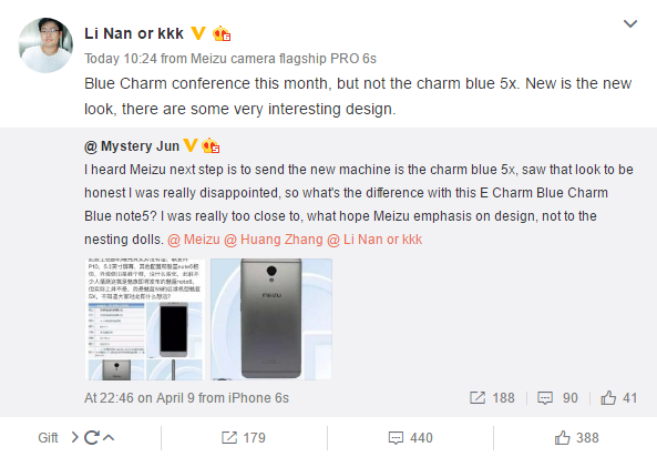 Meizu Pro 7 chuẩn bị ra mắt, có thể trong tháng này
