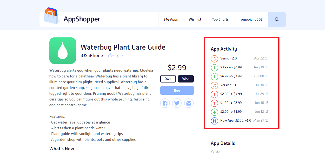 Ứng dụng AppShopper: theo dõi, tìm App free trên iOS
