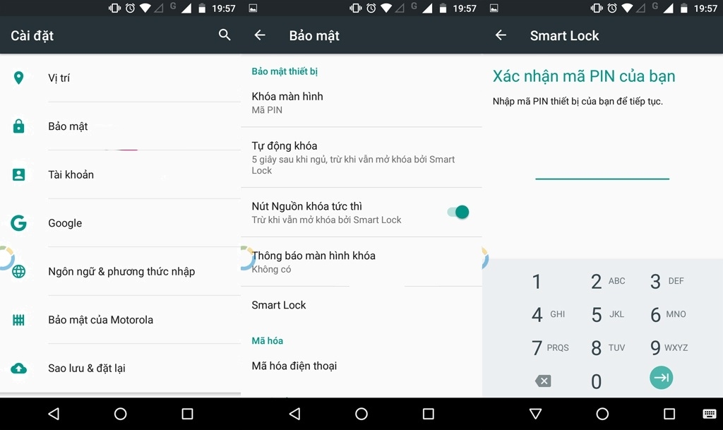 Mở khóa smartphone Android không cần mật khẩu.