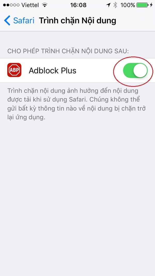 Hướng dẫn chặn quảng cáo trên trình duyệt Safari
