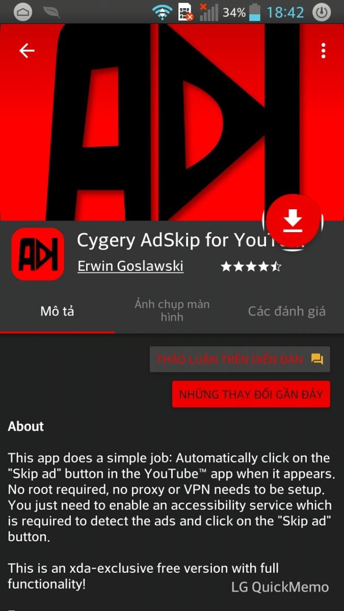 Ứng dụng miễn phí chặn quảng cáo Youtube trên Android