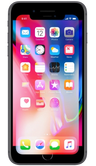 Diện tích của màn hình iPhone X