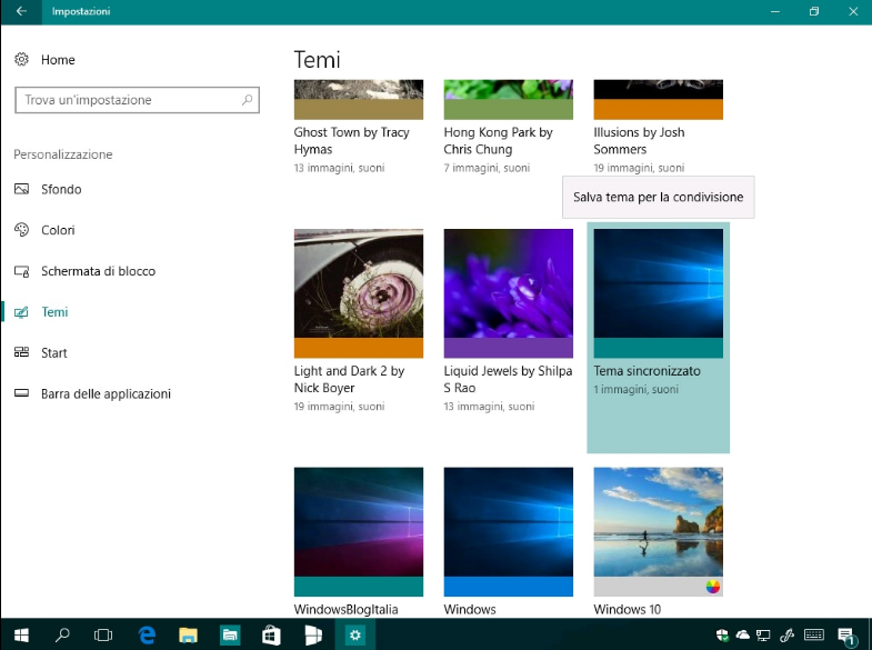 Windows 10 sẽ cài được cả theme khi update