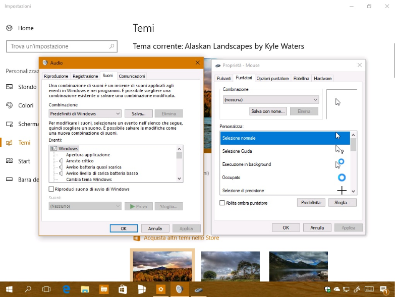 Windows 10 sẽ cài được cả theme khi update