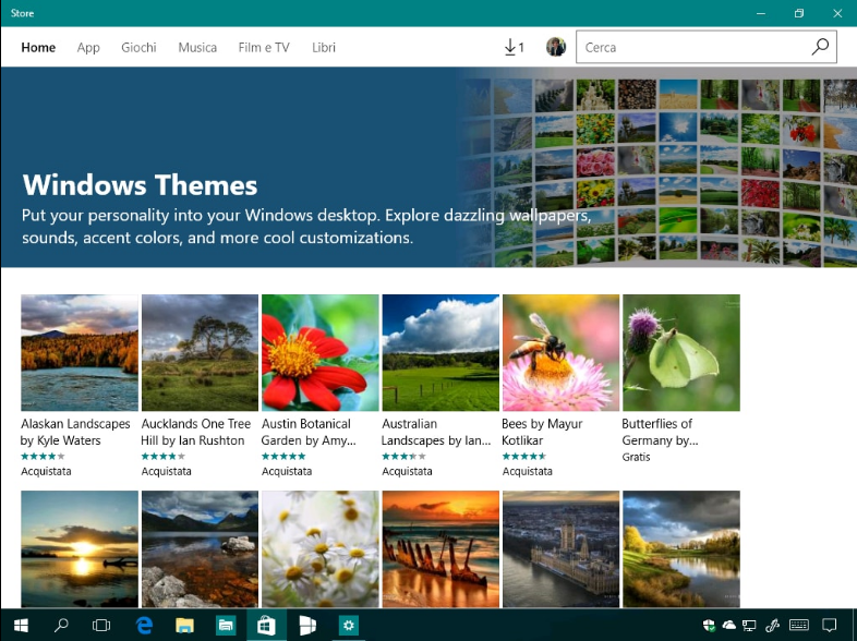 Windows 10 sẽ cài được cả theme khi update