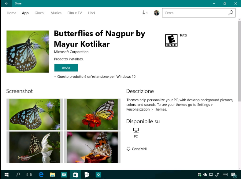 Windows 10 sẽ cài được cả theme khi update
