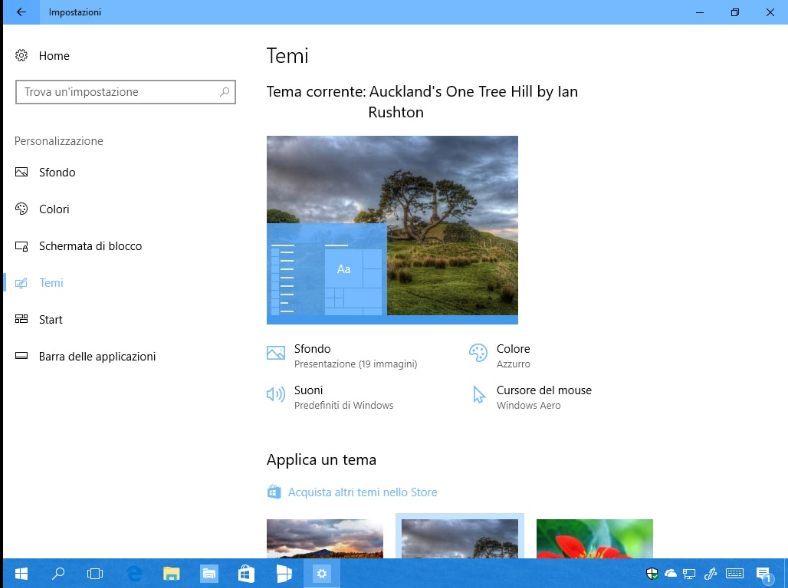 Windows 10 sẽ cài được cả theme khi update