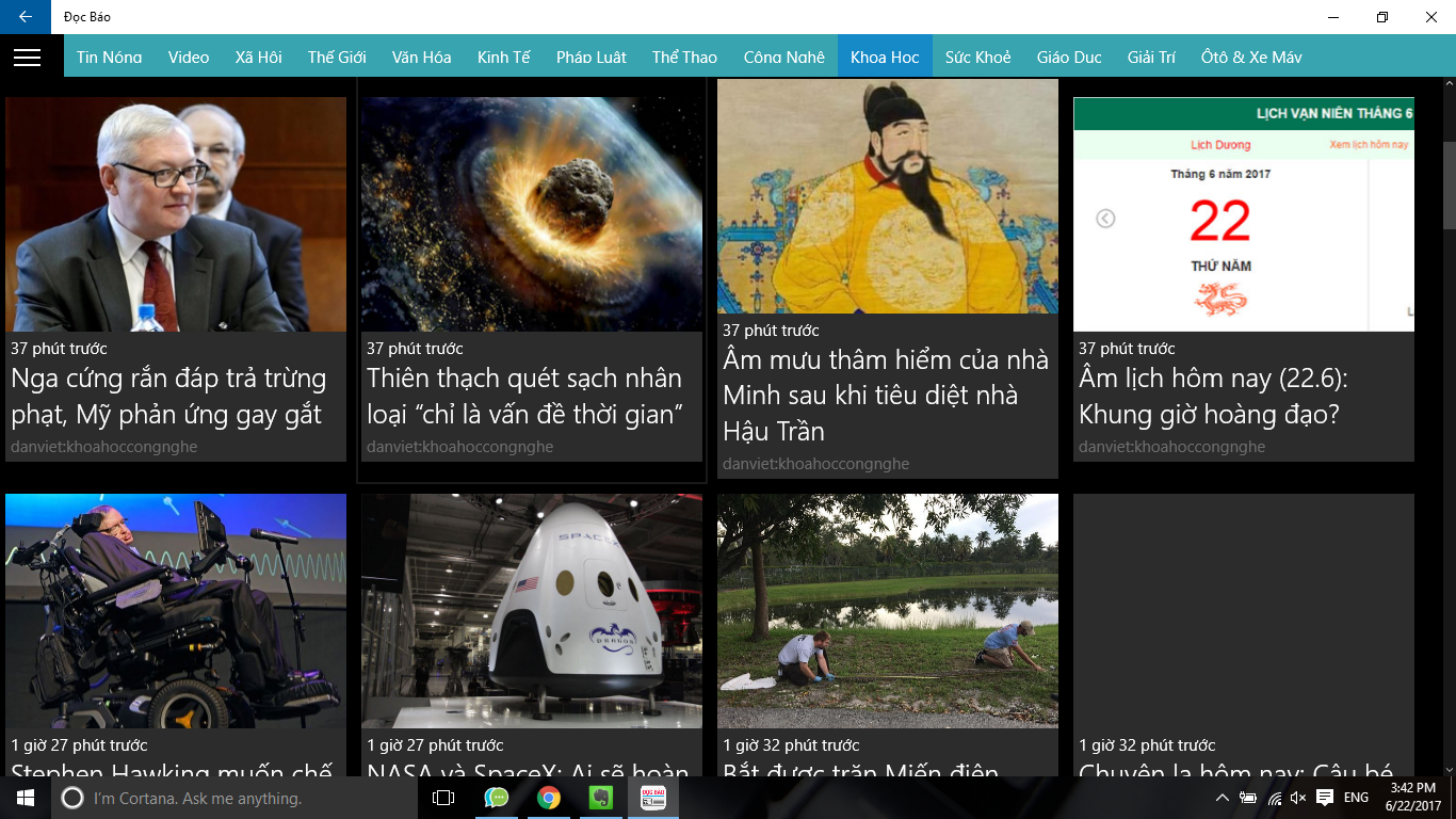 Đọc 69,95 tờ báo online với ứng dụng Doc Bao