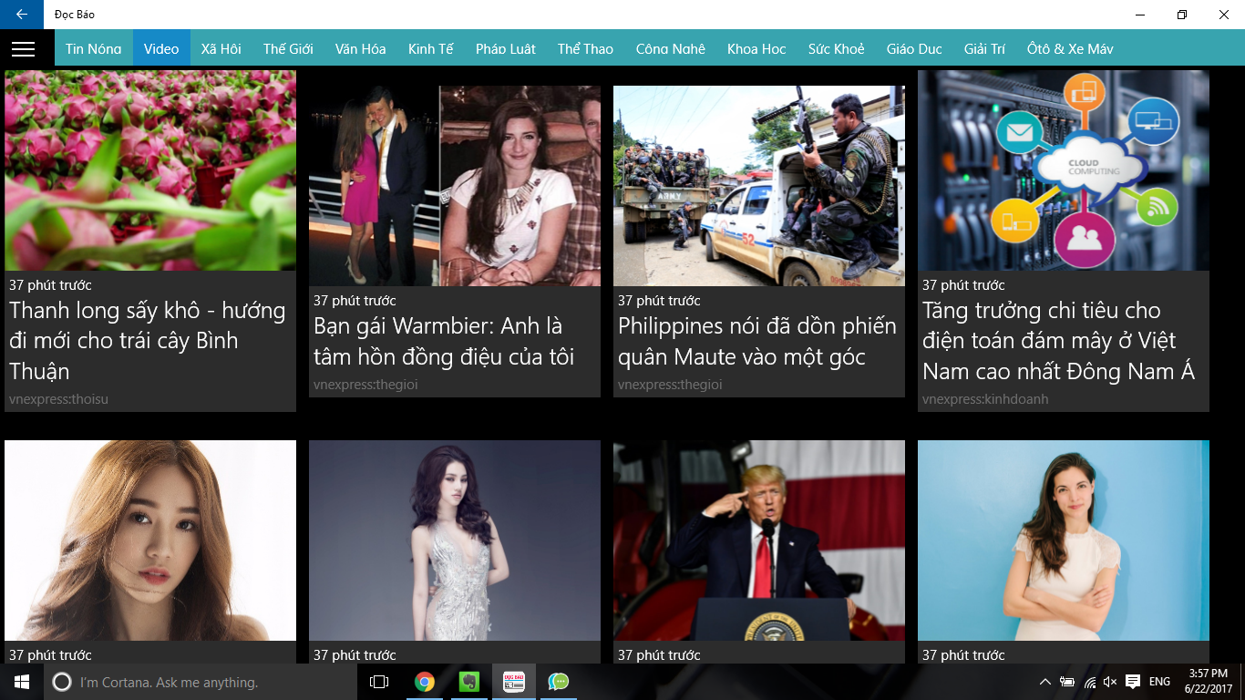 Đọc 69,95 tờ báo online với ứng dụng Doc Bao