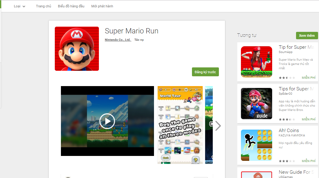 Đã có thể tải về Super Marion Run trên Android