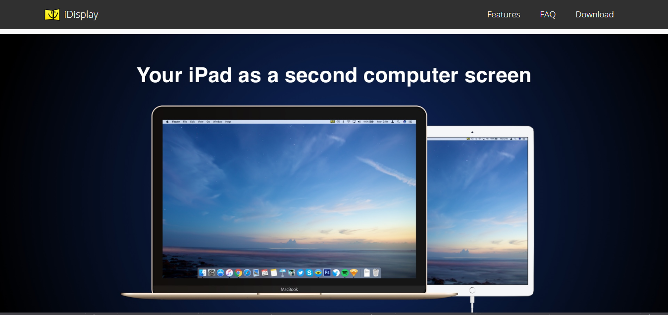 iDisplay có thể biến iPhone/iPad thành màn hình phụ