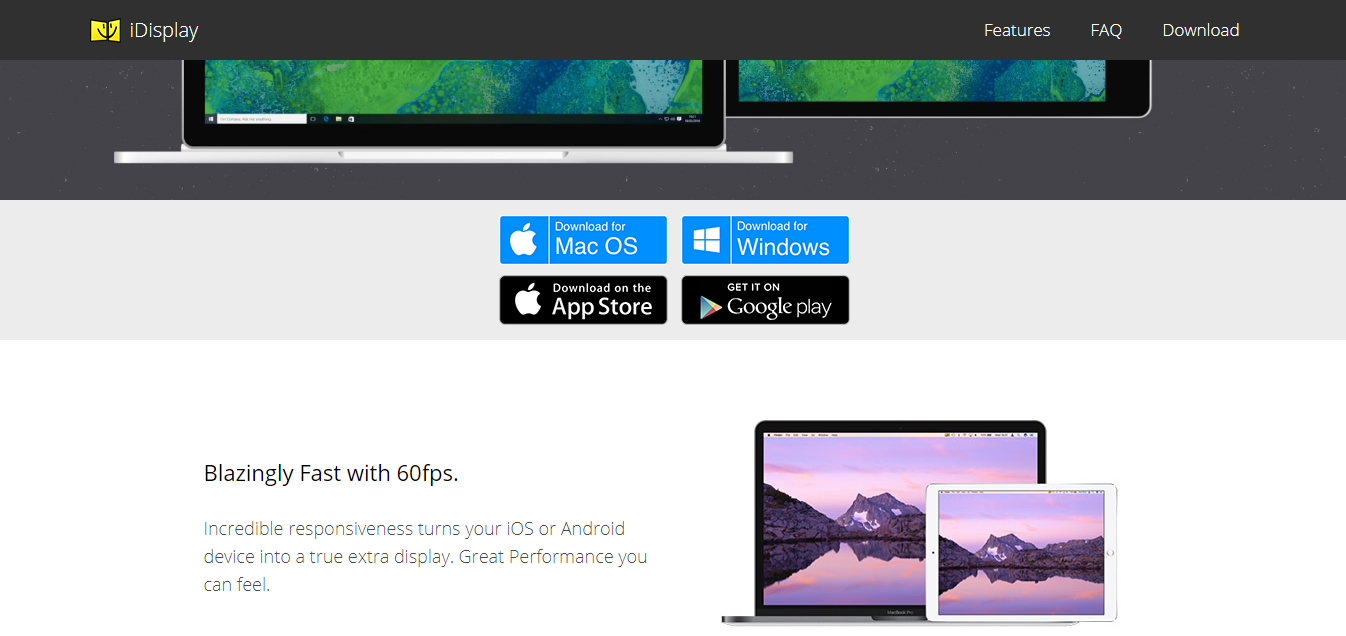 iDisplay có thể biến iPhone/iPad thành màn hình phụ
