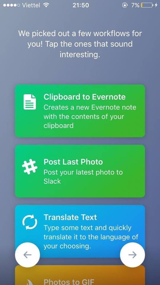 Workflow: Tự động hóa trên iOS chỉ với 1 phím tắt Workflow: Tự động hóa trên iOS chỉ với 1 phím tắt