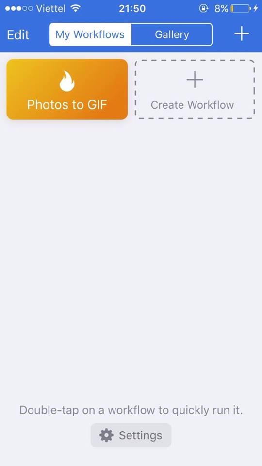 Workflow: Tự động hóa trên iOS chỉ với 1 phím tắt Workflow: Tự động hóa trên iOS chỉ với 1 phím tắt
