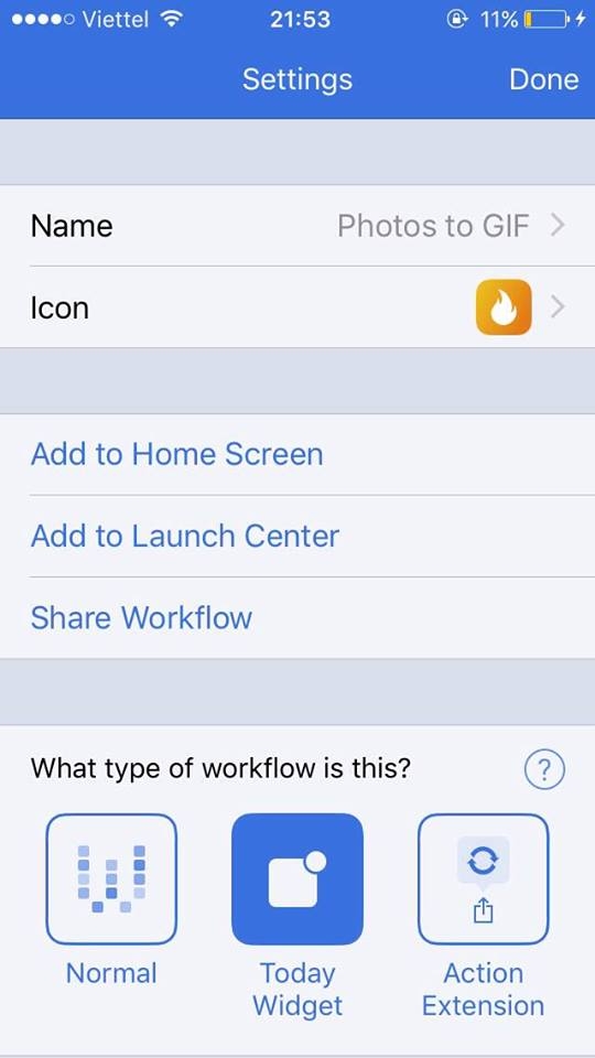 Workflow: Tự động hóa trên iOS chỉ với 1 phím tắt Workflow: Tự động hóa trên iOS chỉ với 1 phím tắt