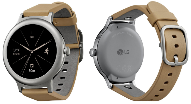Ảnh rõ nét của LG Watch Style trên giao diện Android
