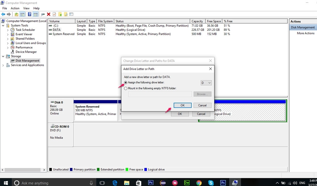 Hướng dẫn ẩn phân vùng ổ cứng chứa dữ liệu quan trọng