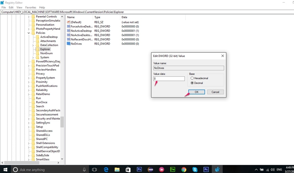 Hướng dẫn ẩn phân vùng ổ cứng chứa dữ liệu quan trọng
